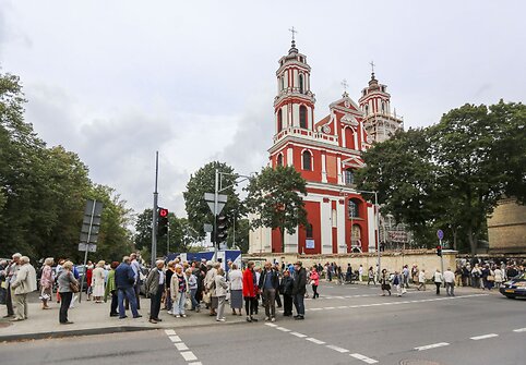&Scaron;v. Jokūbo festivalio atidarymo metu sostinėje pirmą kartą suskambėjo miesto karilionas