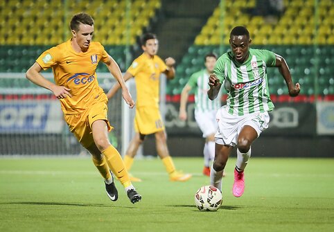 Lietuvos futbolo A lygos 28-ojo turo rungtynės Vilniuje tarp vietos &bdquo;Žalgirio&ldquo; ir &bdquo;Trakų&ldquo;.