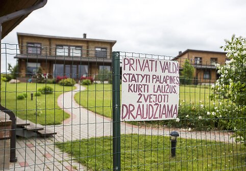 „Tvora prie Širvio ežero piktina Glitiškišių gyventojus“