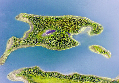 Auk&scaron;taitijos nacionalinis parkas ir Labanoro giria i&scaron; pauk&scaron;čio skrydžio