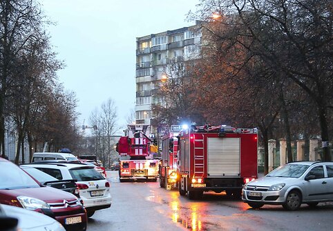 Gaisras Vilniaus S.Konarskio mokykloje
