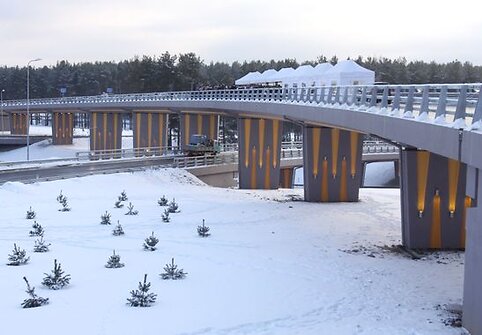 Iškilmingos ceremonijos metu atidaryta pirmoji Vilniaus vakarinio aplinkkelio atkarpa.