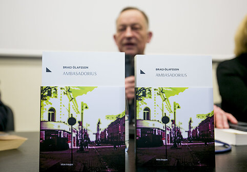 Susitikimas su knygos &bdquo;Ambasadorius&ldquo; autoriumi Bragiu &Oacute;lafssonu