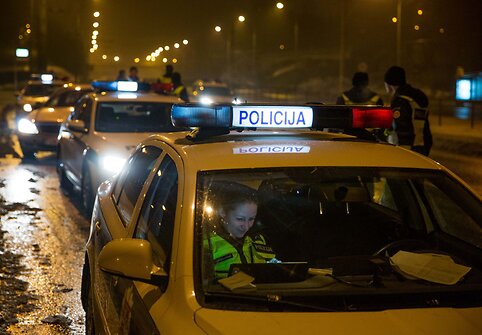 Vilniuje per policijos reidą įkliuvo 33 pažeidėjai