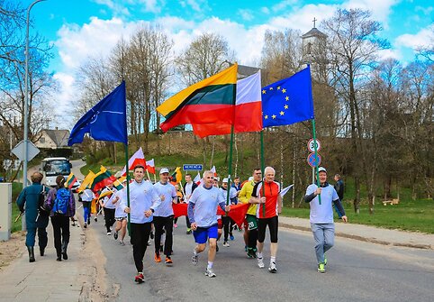 Simbolinis estafetinis bėgimas &bdquo;Už Jūsų ir Mūsų Laisvę&ldquo;