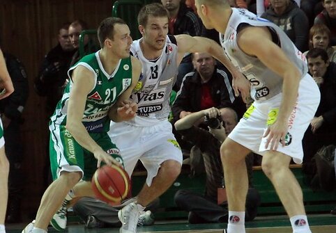 „Žalgirio“ ir „Lietuvos ryto“ rungtynių akimirkos