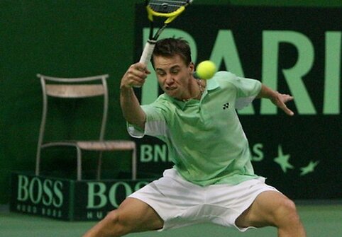 Ričardas Berankis pirmame mače 6:1, 6:3, 6:1 įveikė George'ą Khrikadze