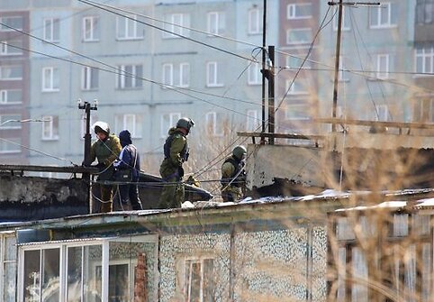 Nusikaltėlių sunaikinimo operacijoje dalyvavo sustiprintos specialiųjų milicijos padalinių pajėgos.