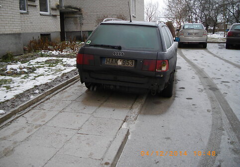Užfiksuotas „Audi“ pažeidimas