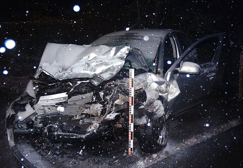 &bdquo;&Scaron;koda Octavia&ldquo; įvykio vietoje