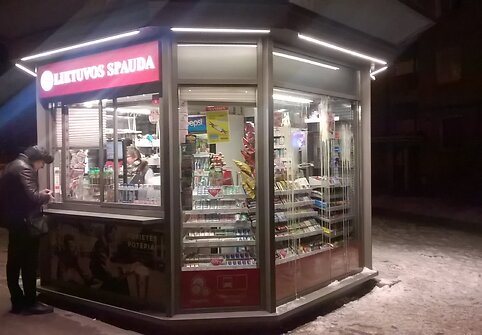 Apmėtytas kioskas