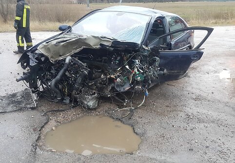 &bdquo;Citroen&ldquo; įvykio vietoje