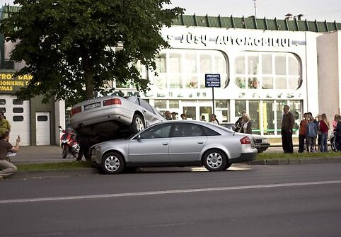 Vaizdas po avarijos