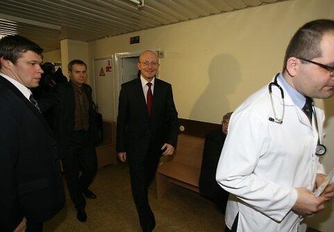 Arūnas Valinskas, tapęs Seimo pirmininku, nusprendė pasitikrinti sveikatą Santari&scaron;kėse