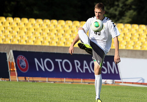 Lietuvos jaunimo (U-19) vaikinų futbolo rinktinės treniruotė