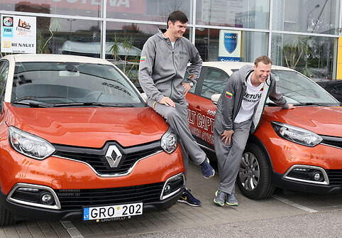 Lietuvos krep&scaron;inio federacija važinės &bdquo;Renault&ldquo;