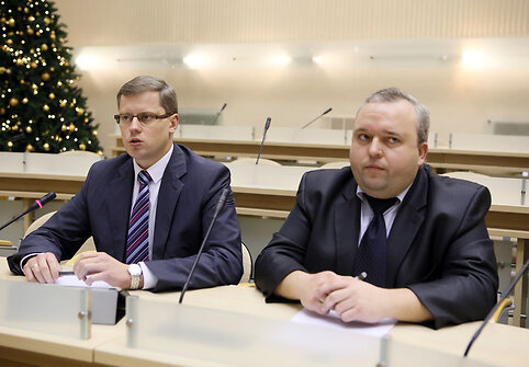 Andrius Kupčinskas ir Dainius Ratkelis