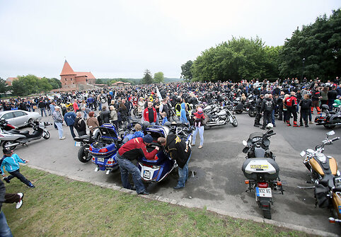 Motociklai mieste