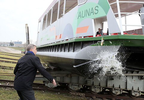 Laivo &bdquo;Kaunas&ldquo; pristatymas