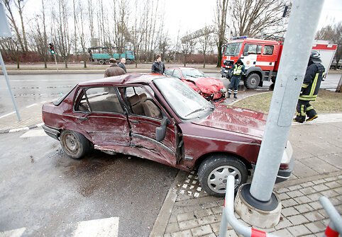 Avarija Draugystės gatvėje