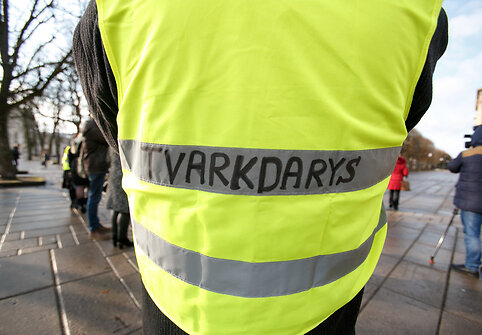 Protesto akimirkos