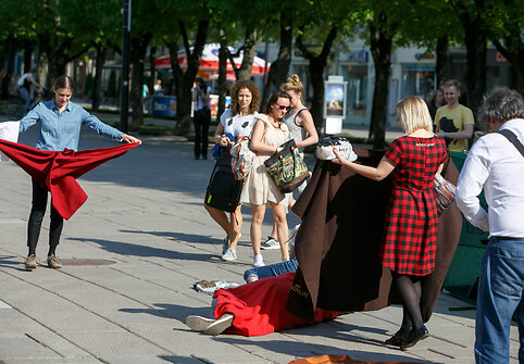 &bdquo;Flash mob&ldquo; akcija Kaune