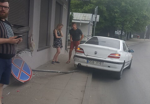 Avarija Šv.Gertrūdos gatvėje