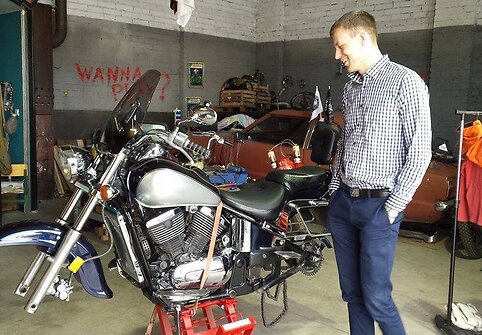 Kęstučiui &Scaron;lapkauskui patinka i&scaron;&scaron;ūkiai &ndash; į kelionę po JAV jis ketina leistis motociklu