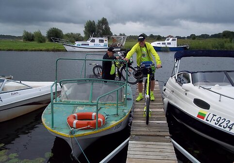 Paspirtukininkai i&scaron; Ventės pasiekė Nidą ir Karklę