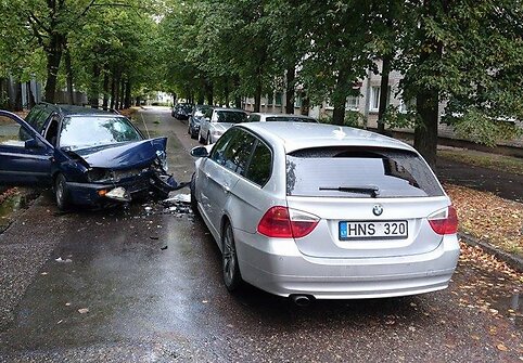 A. ir J. Gravrogkų g. įvykusi avarija