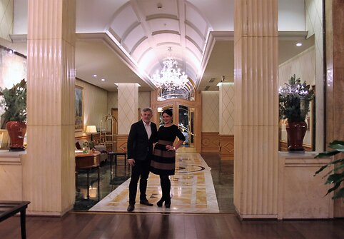 Paulius ir Jurga Jurkevičiai premijos įteikimo vakarą