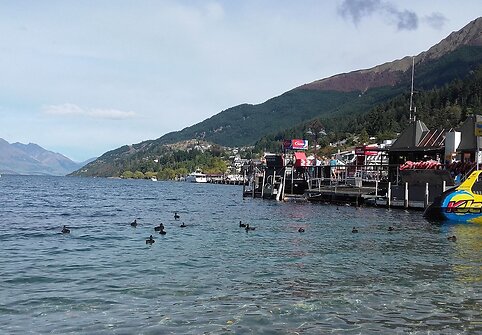 Wakatipu ežeras Kvynstaune