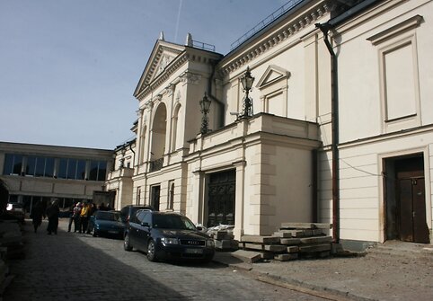 Klaipėdos dramos teatro rekonstrukcijos darbai įgauna pagreitį.