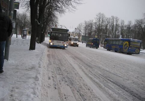 Klaipėdos gatvėse eismo sąlygos – sudėtingos.