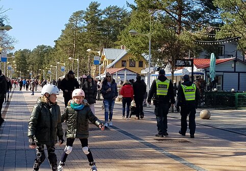 Palanga savaitgalį sulaukė kurorto i&scaron;siilgusių svečių