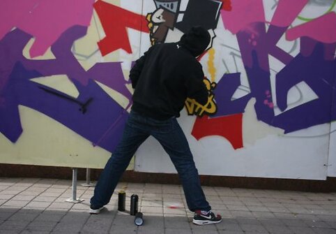 Klaipėdoje vyksta Lietuvos grafiti čempionatas.