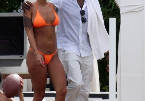 Kayne'as Westas su Amber Rose