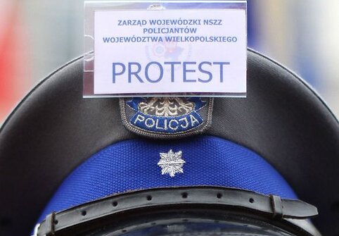 Policijos streikas Varšuvoje