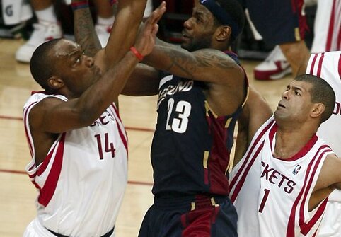 &bdquo;Rockets&ldquo; ir &bdquo;Cavaliers&ldquo; rungtynių akimirkos