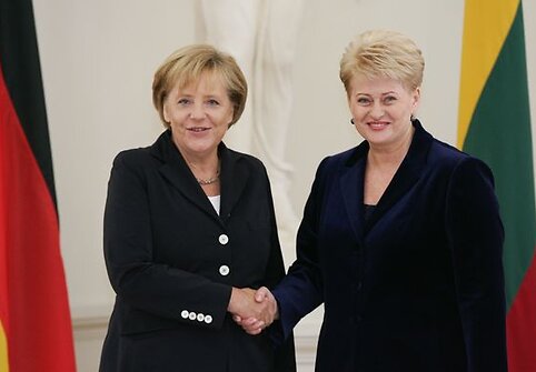 D.Grybauskaitė ir A.Merkel