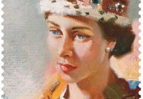 Karalienė 1953, Terence Cuneo darbas.
