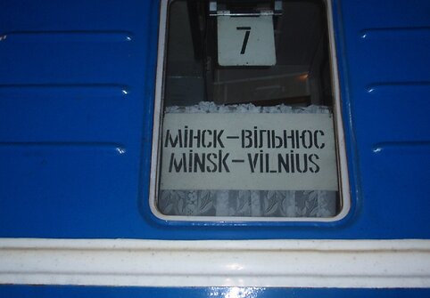 Traukinys iš Minsko į Vilnių