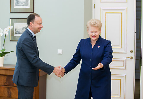 Aurelijus Veryga ir Dalia Grybauskaitė