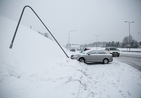 &bdquo;&Scaron;koda&ldquo; avarija Vilniuje