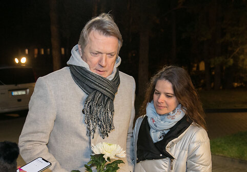 Vytautas Šiškauskas su drauge