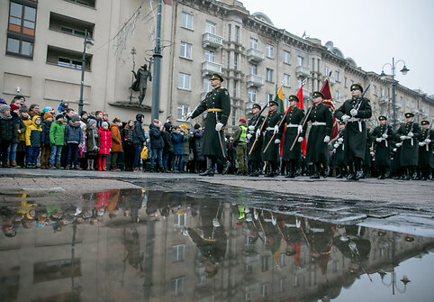 Valstybės vėliavos pakėlimo ceremonija 