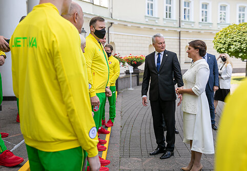 Gitanas Nausėda ir Diana Nausėdienė