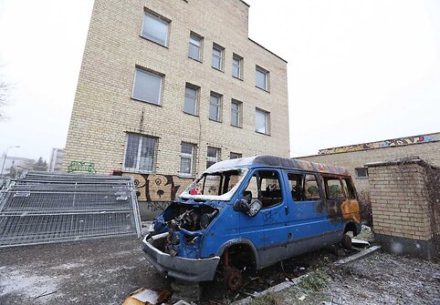 Vilniaus Klinikų gatvėje prasidėjo &Scaron;v.Roko ligoninės rekonstrukcija