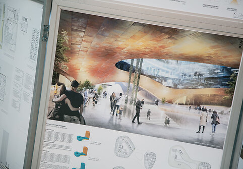 Multifunkcinio komplekso k18B architektūrinių pasiūlymų pristatymas