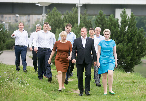 Saulius Skvernelis pristatė visus LVŽS sąra&scaron;o narius